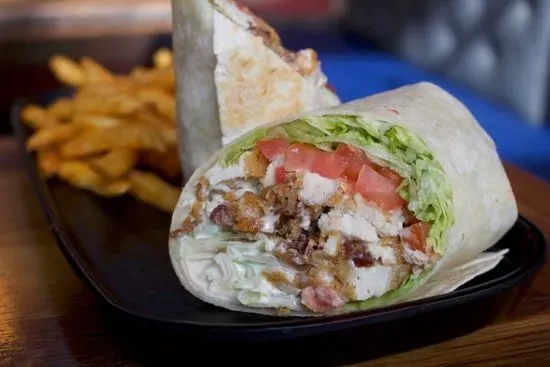 Crispy Chicken BLT Wrap