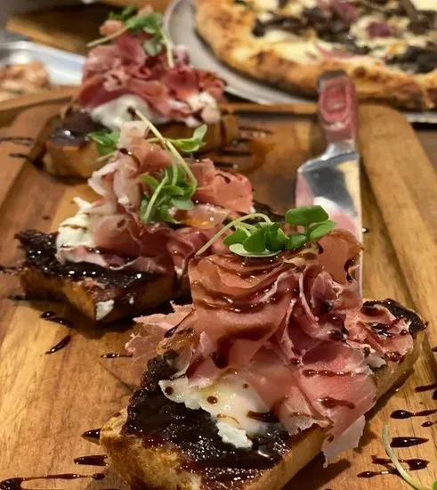 Prosciutto + Fig Toast Bruschetta