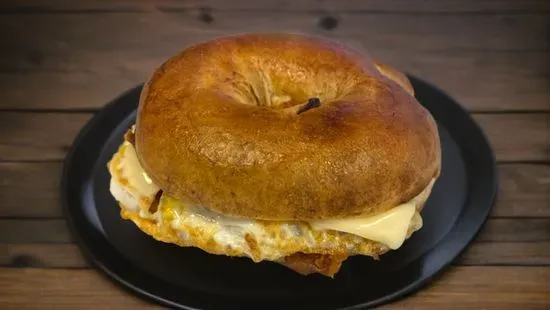 Bacon, Ham or Sausage Egg & Cheese Breakfast Sandwich