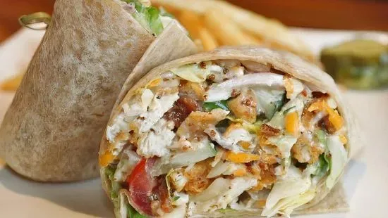 Gluten Free Honey Mustard Chicken Wrap