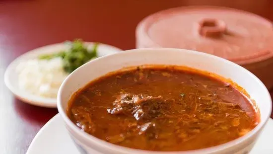 Birria de Chivo/ Slow-Steamed Goat 