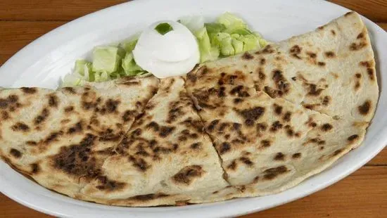 BLACKENED BROCCOLI QUESADILLA