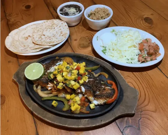 BLACKENED FISH FAJITAS