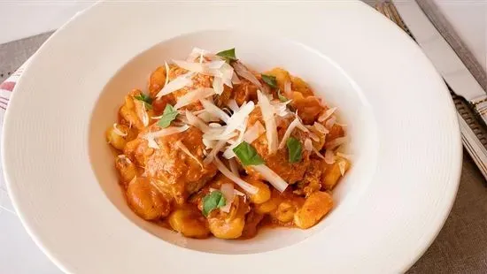 Gnocchi With Chicken Meatballs