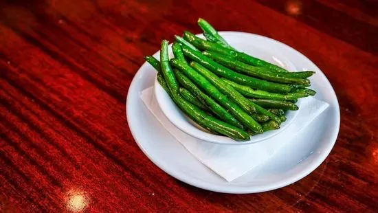 Side Roasted Garlic Green Beans