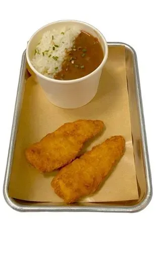 Rice&Beans & Chicken TENDERS (Kids Menu)