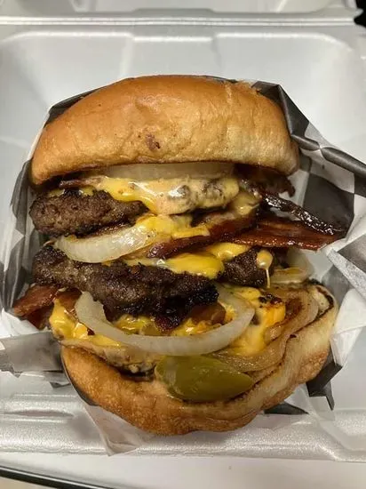 Triple Chipotle Bacon Burger