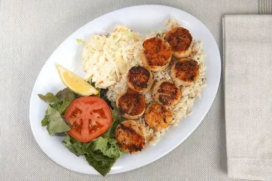 Fried or Grilled Scallops