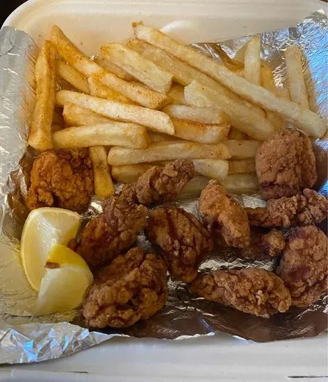 Kids popcorn chicken & french fries 