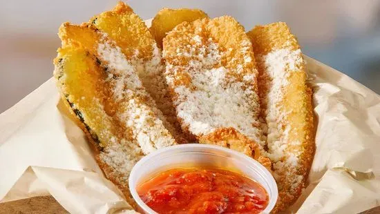 Hand-Breaded Zucchini