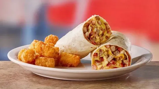 Meat Lover's Breakfast Wrap