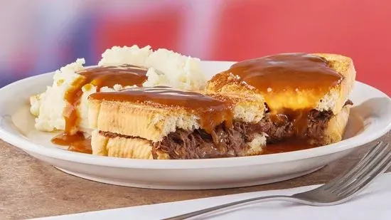Shredded Pot Roast Sandwich