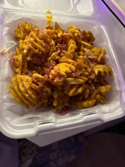 Waffle Bacon Cheese Fries