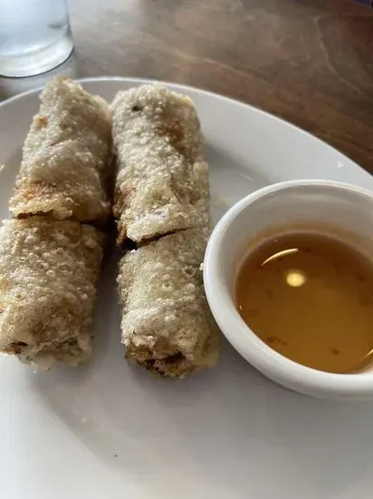 Crispy Spring Rolls On Vermicelli - Bún Chả Giò