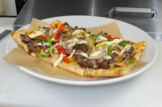 Steak Bomb Flatbread