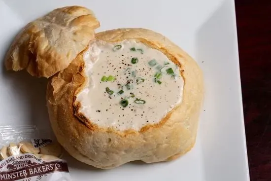 New England Clam Chowder Bread Bowl