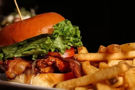 Bourbon Chicken Sandwich