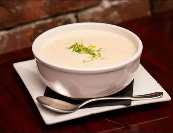 Cup of New England Clam Chowder