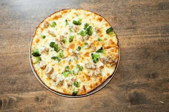 Chicken Alfredo Pizza