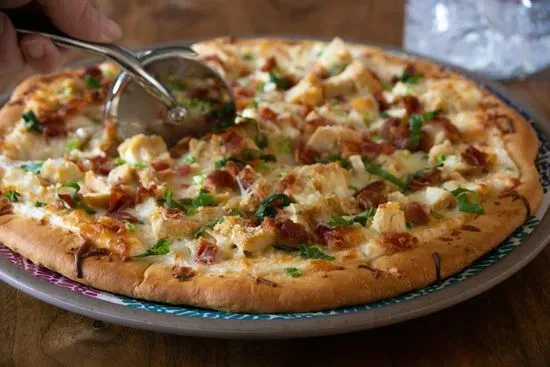 Chicken Alfredo Pizza