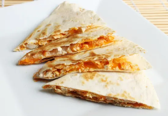 Kids chicken cheese quesadilla