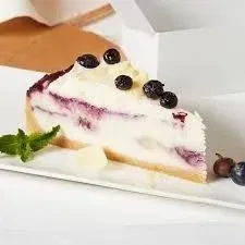 Blueberry Cobbler White Chocolate Cheesecake