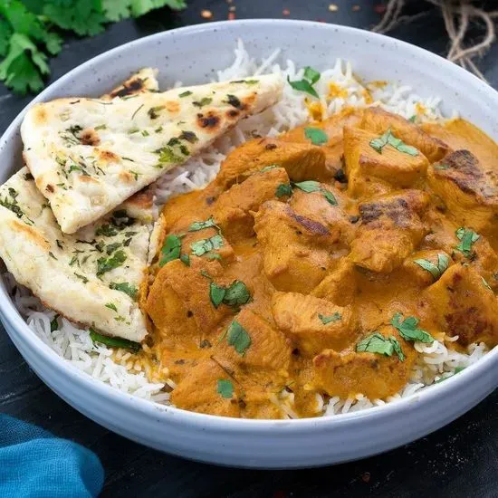 Lunch Butter Chicken Rice Bowl