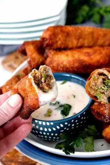 Queso Philly Eggrolls