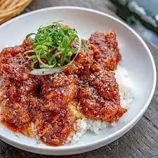 Spicy Sambal Fried Chicken Bowl