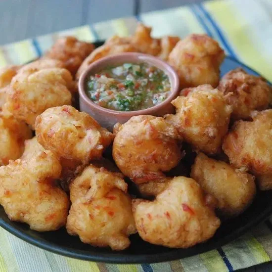 Sweet N' Spicy Catfish fritters