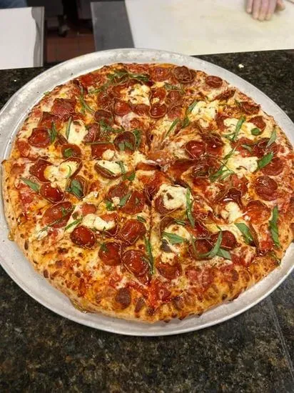 Hot Honey Pepperoni Pizza