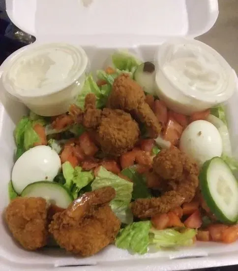 Fried Shrimp Salad