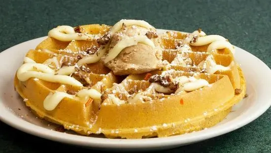 Carrot Cake Waffles