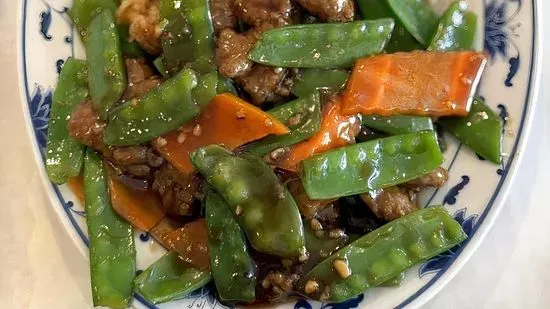 Snow Peas with Beef