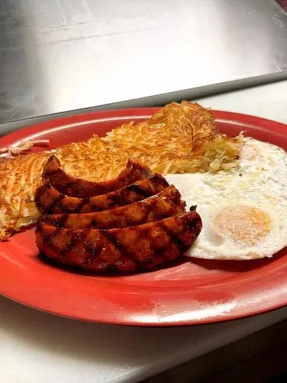 Linguica and Eggs