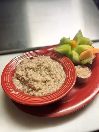 Senior Oatmeal, Toast & Fruit