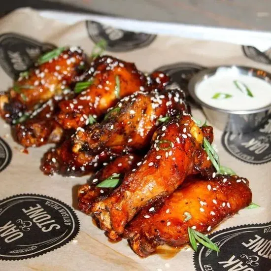 BOURBON STICKY WINGS