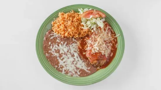 Chile Relleno combo Plate