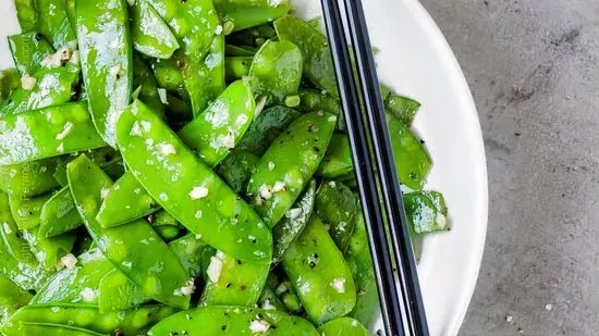 Garlic Snow Peas