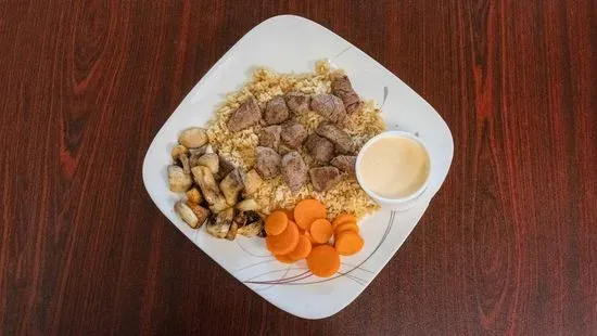 7. Hibachi Steak with Mushroom