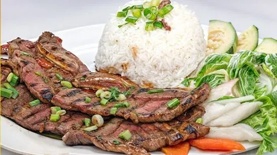 66. Korean BBQ Rib Beef Over Rice / Cơm Sườn Bò Đại Hàn