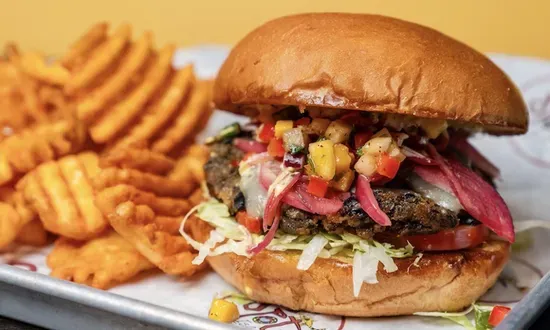 Tropical Black Bean Burger