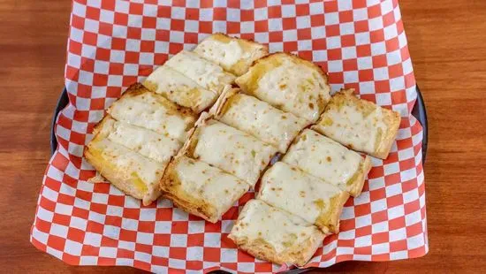 Garlic Bread Topped with Cheese