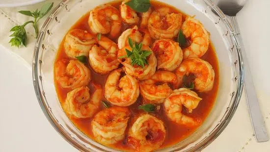 Camarones en Salsa Roja/Shrimp in Red Sauce