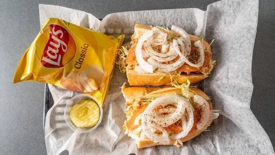 Chicken Cheesesteak on a Roll