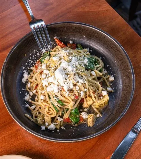 Wheat Spaghetti & Roasted Chicken