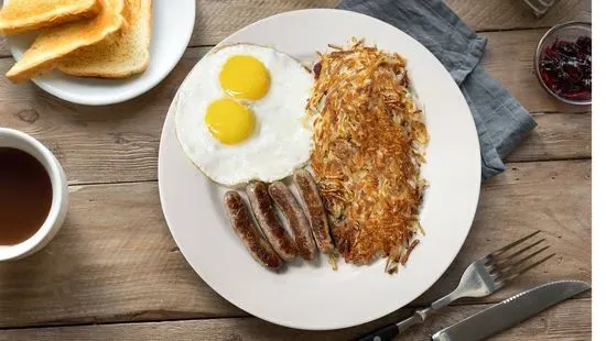 Pork Sausage & Eggs