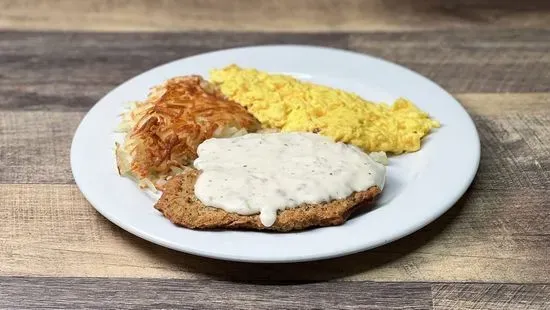 Chicken Fried Steak & Eggs