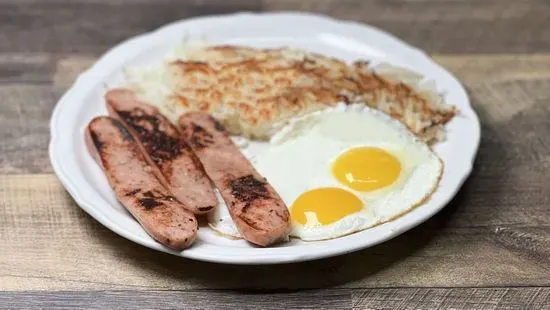 Chicken Apple Sausage & Eggs