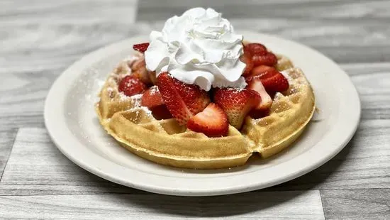 Fresh Strawberry Waffle